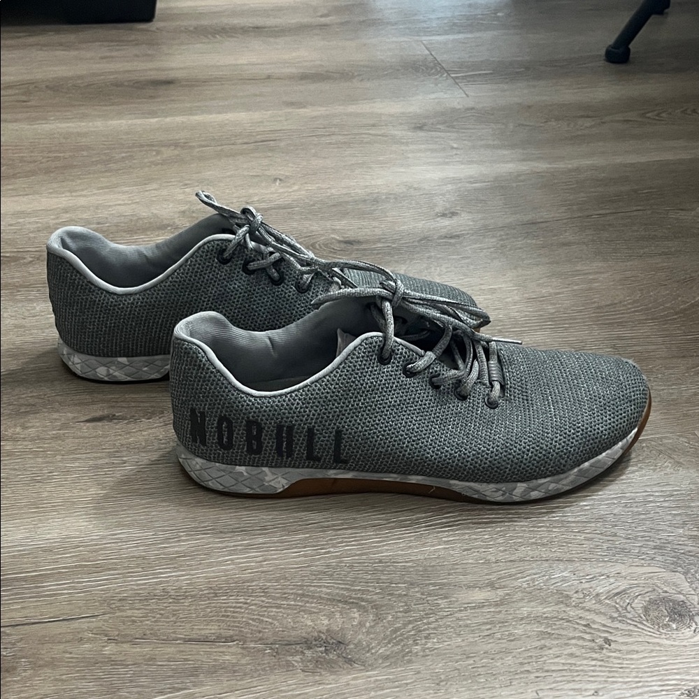 Men’s Nobull super fabric gum sole athletic shoes size 12.5 US